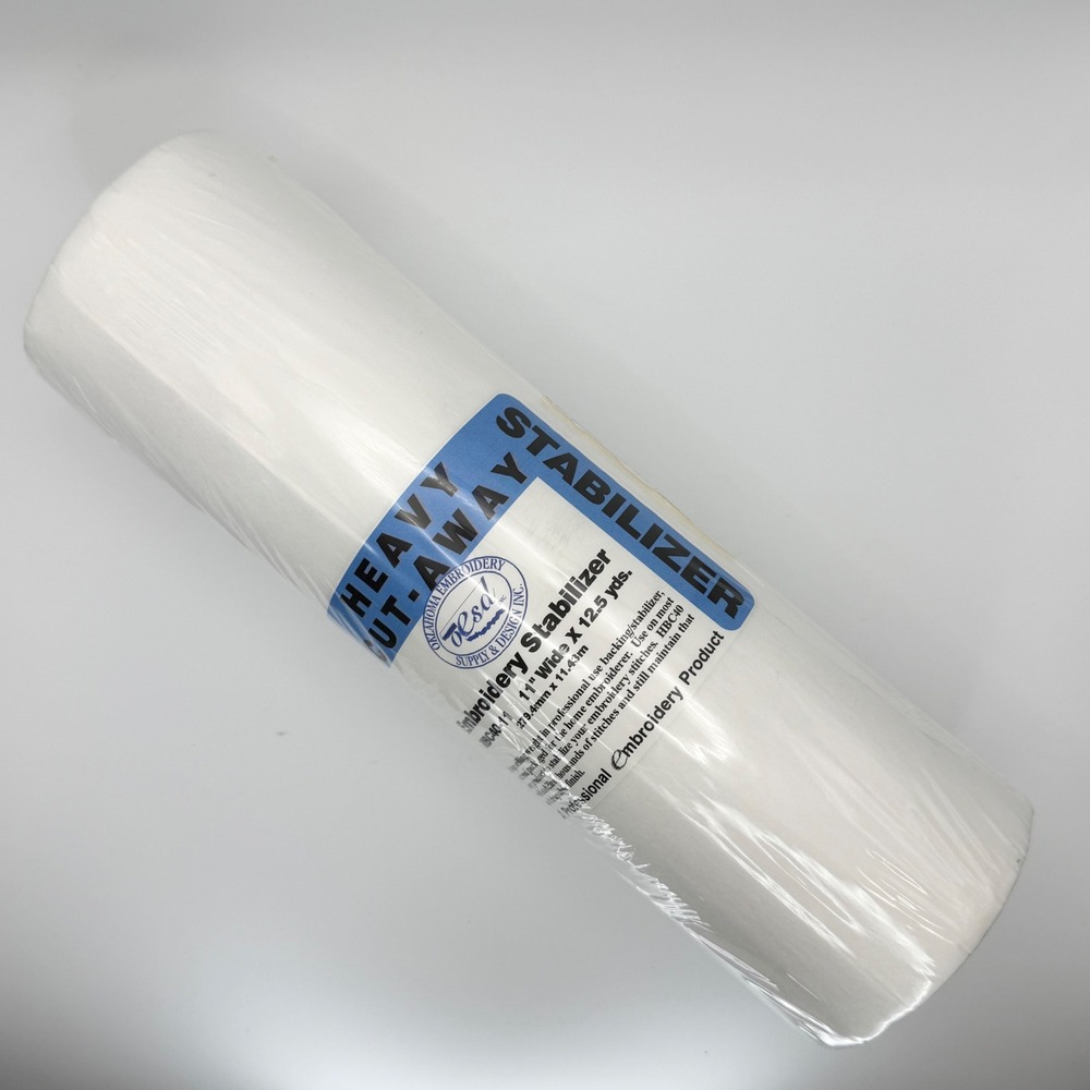 OESD Heavy Cut-Away Embroidery Stabilizer‎ 11in x 12.5yds White HBC40-11 Roll